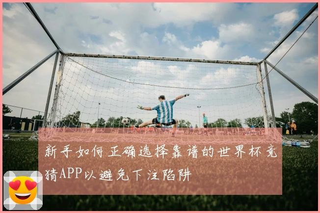 新手如何正确选择靠谱的世界杯竞猜APP以避免下注陷阱