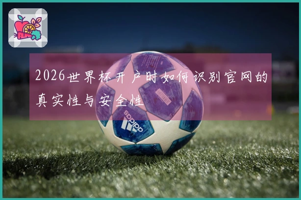 2026世界杯开户时如何识别官网的真实性与安全性
