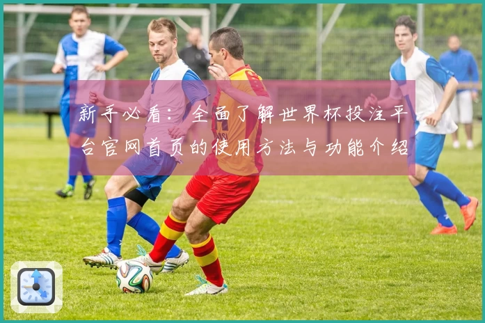 新手必看：全面了解世界杯投注平台官网首页的使用方法与功能介绍