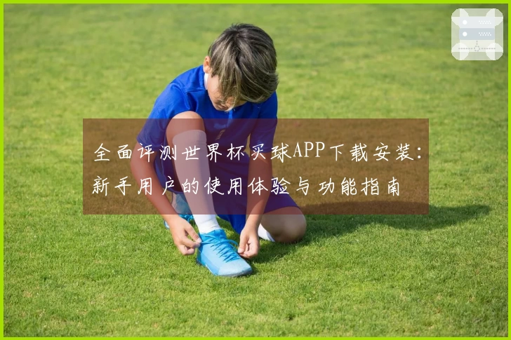 全面评测世界杯买球APP下载安装：新手用户的使用体验与功能指南